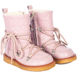 Angulus Mauve/Mauve Tex Heart Lace-Up Boot