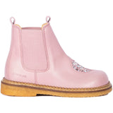 Angulus Mauve/Mauve Glitter Chelsea Heart Boot 2