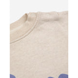 Bobo Choses Beige Pansy Flower Crewneck 3