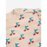 Bobo Choses White Cherry All Over Ruffle Crewneck