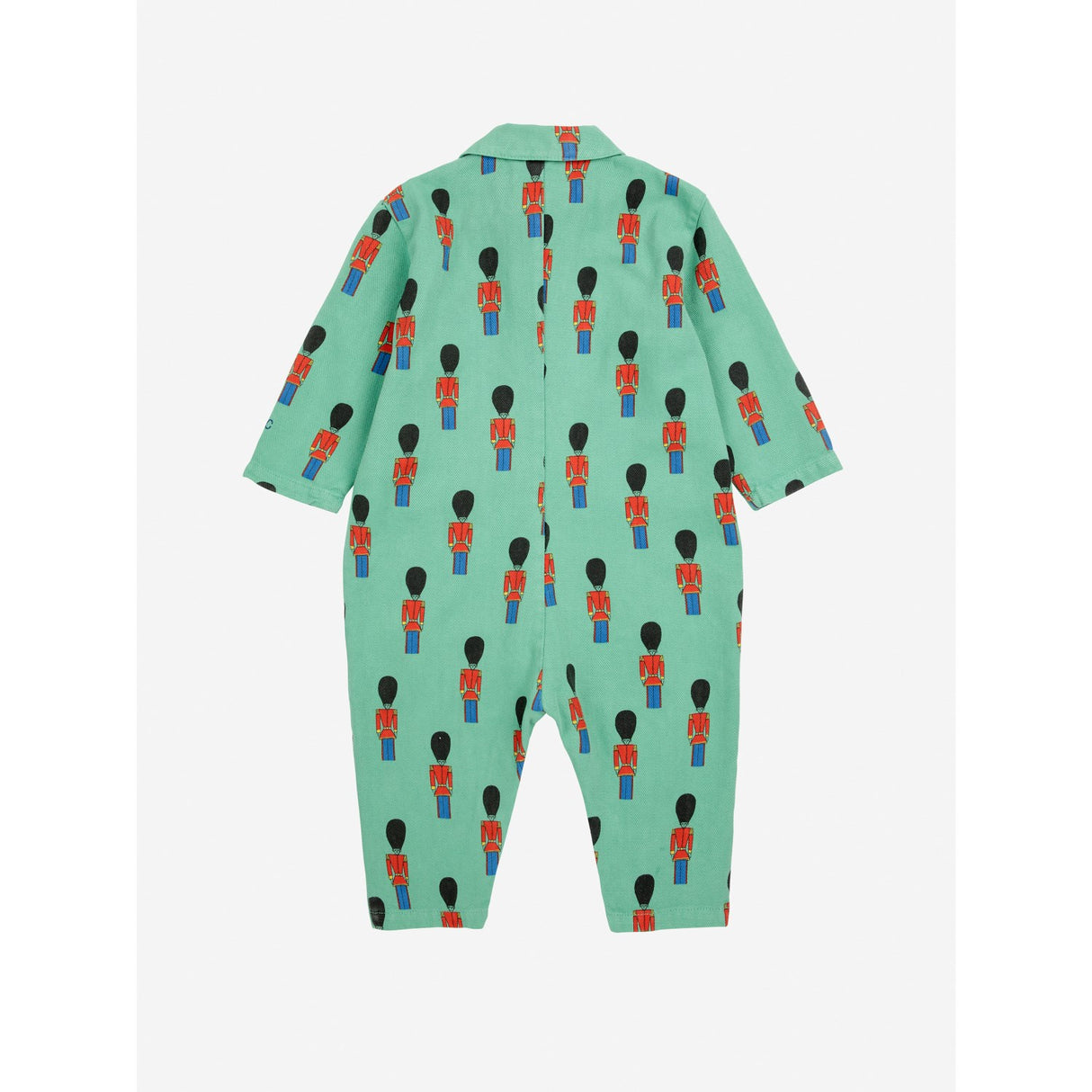 Bobo Choses Green Little Tin Soldiers All Over Woven Overall