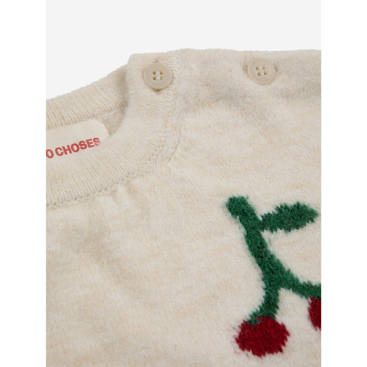 Bobo Choses White Cherry Jumper