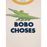 Bobo Choses White Talking Crocodile T-Shirt