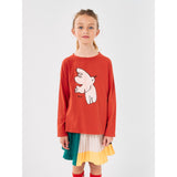 Bobo Choses Red Freedom Bird T-Shirt