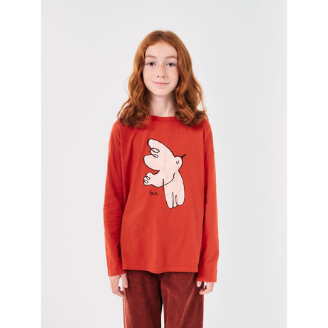 Bobo Choses Red Freedom Bird T-Shirt