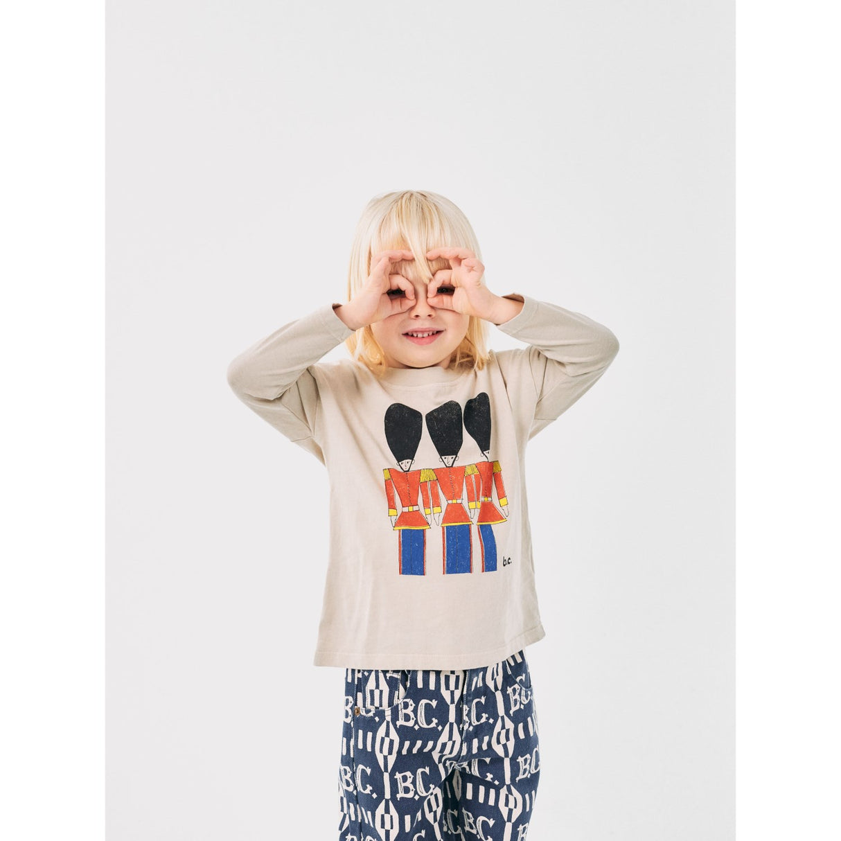 Bobo Choses Light Brown Little Tin Soldiers LS T-Shirt