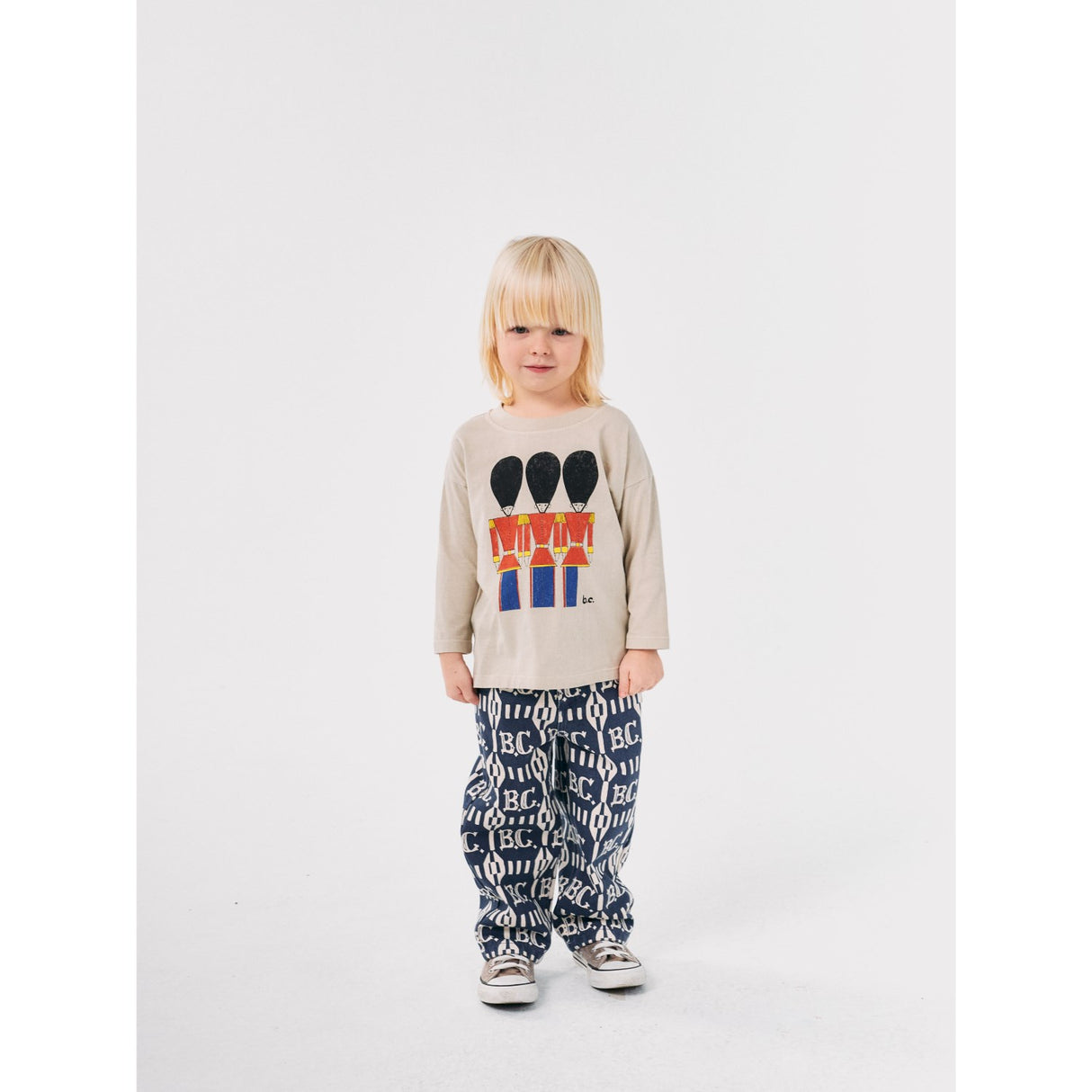 Bobo Choses Light Brown Little Tin Soldiers LS T-Shirt