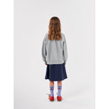 Bobo Choses Light Heather Grey Talking Crocodile Crewneck 4