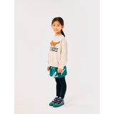 Bobo Choses Offwhite The Clever Fox Crewneck