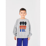 Bobo Choses Light Heather Grey Little Tin Soldiers Crewneck