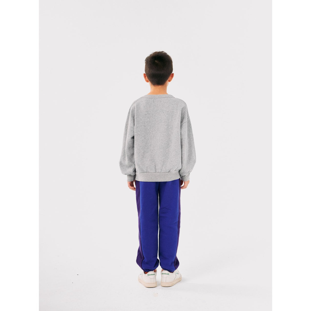 Bobo Choses Light Heather Grey Little Tin Soldiers Crewneck