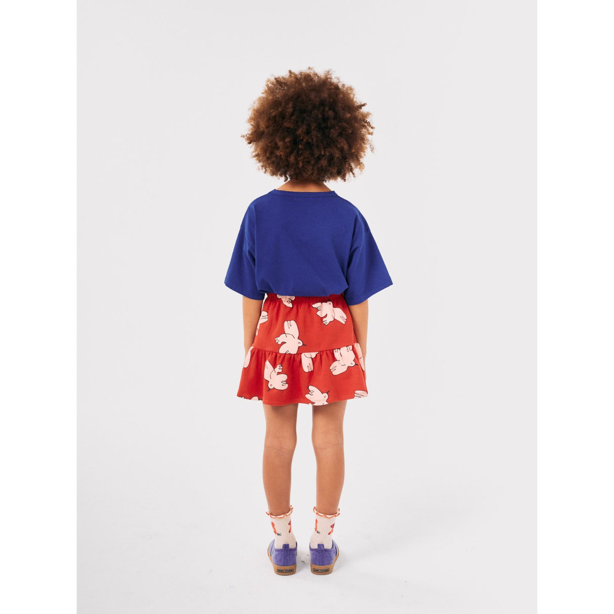 Bobo Choses Red Freedom Bird All Over Skirt 4