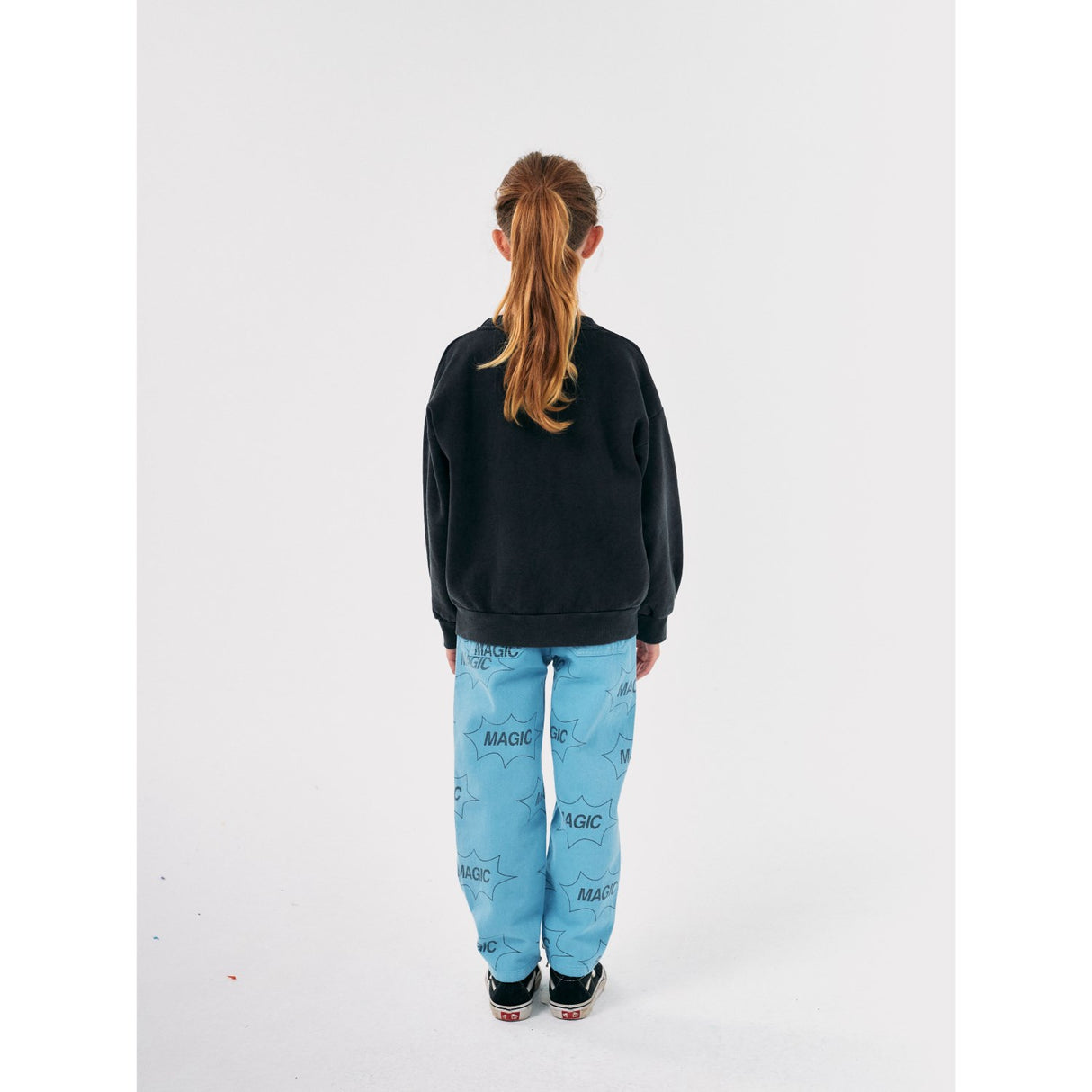 Bobo Choses Light Blue It'S Magic All Over Denim Baggy Pants 6