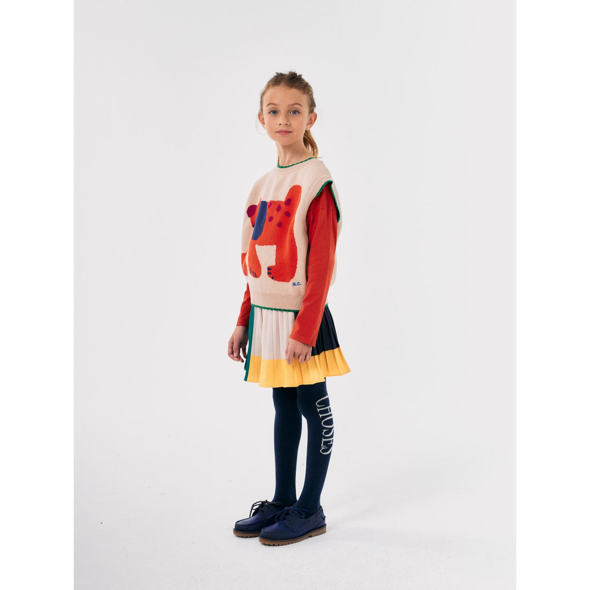 Bobo Choses Offwhite Fairy DAnd Jacquard Knitted Vest 4