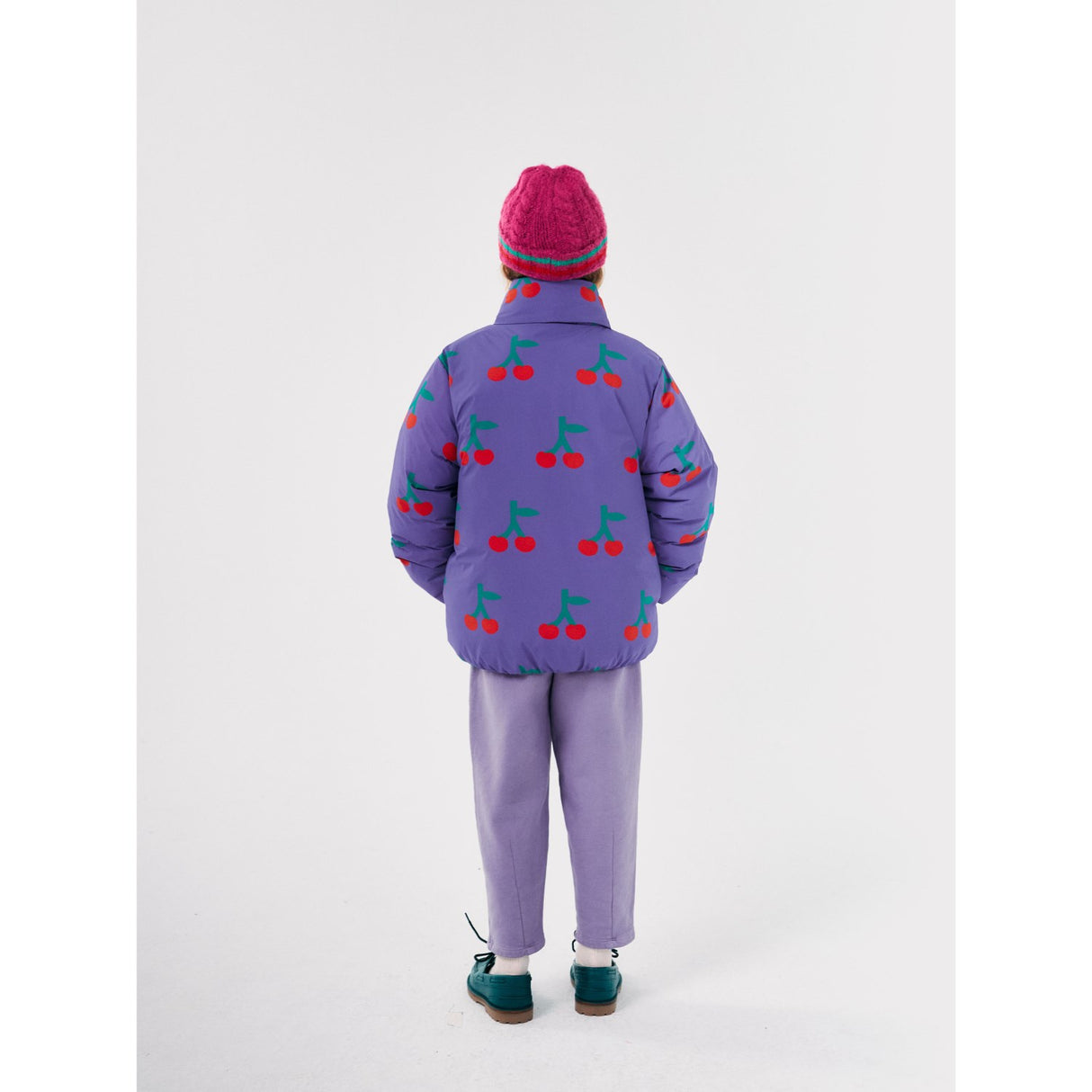 Bobo Choses Lavender Bobo Cherry All Over Anorak