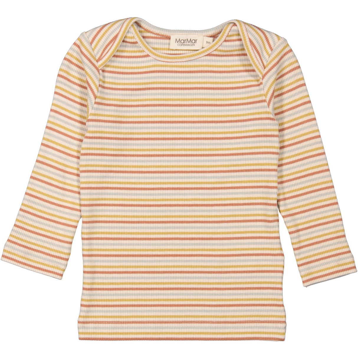 MarMar Modal Rib Autumn Stripe Mix Tor Blouse