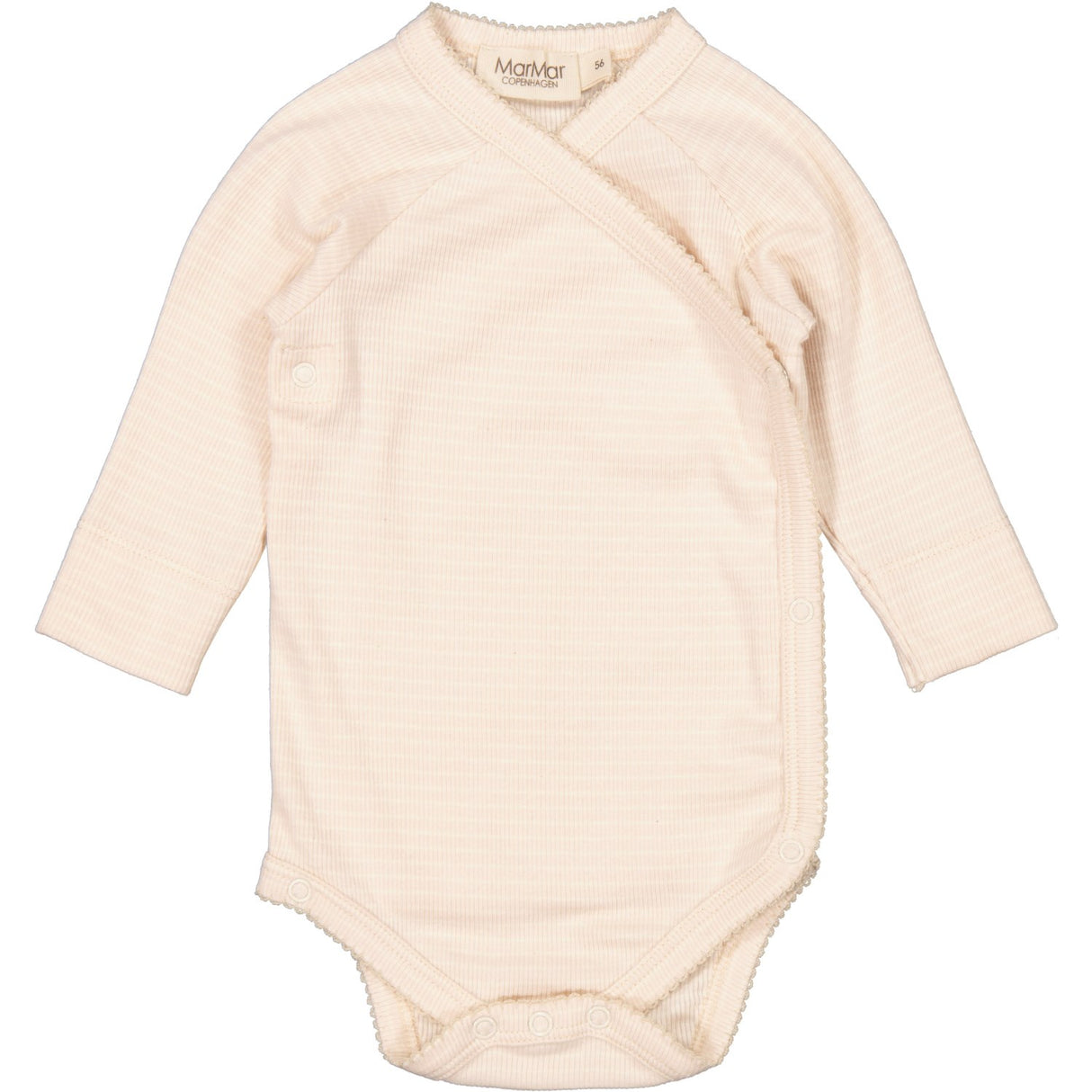 MarMar Modal Fine Rib Rose Quartz Stripe Belito Body