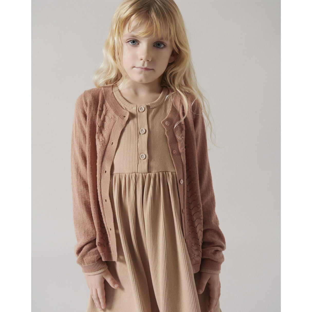 MarMar Modal Mix Rose Brown Tilda Knit Cardigan 4