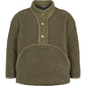 MarMar Bonded Teddy Olive Leaf Joy Fleece Jacket