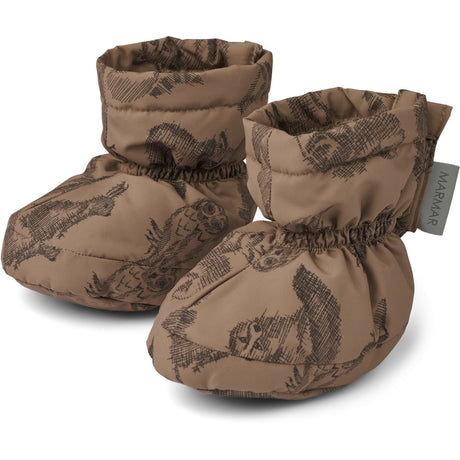 MarMar Technical Outerwear Print Bear Avana Coating Booties