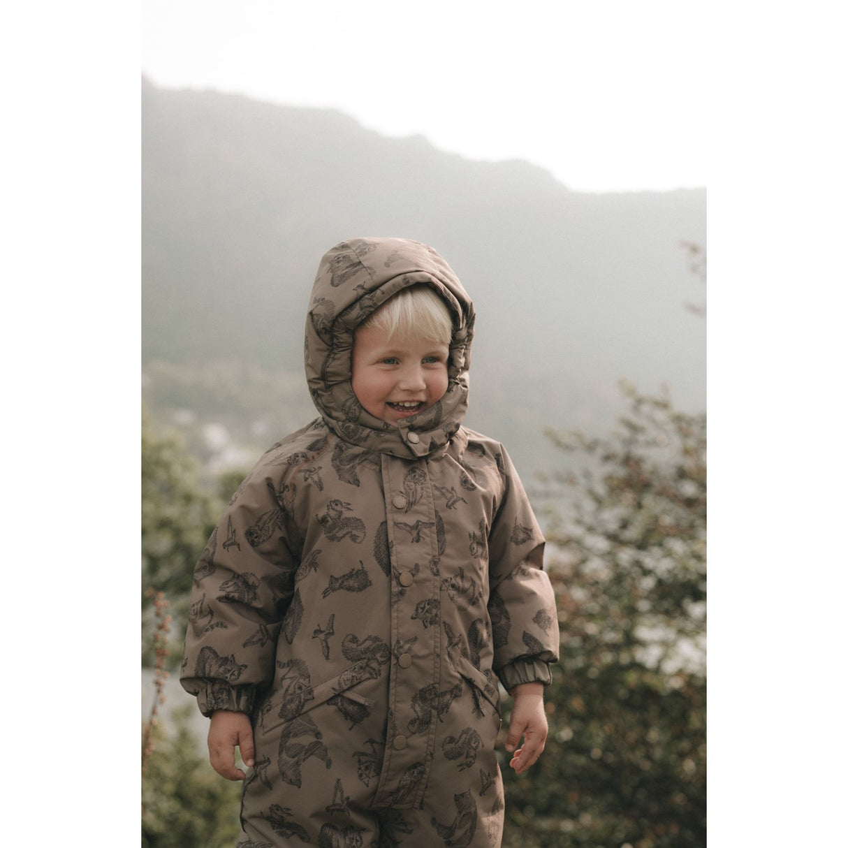 MarMar Technical Outerwear Print Bear Oll Suit