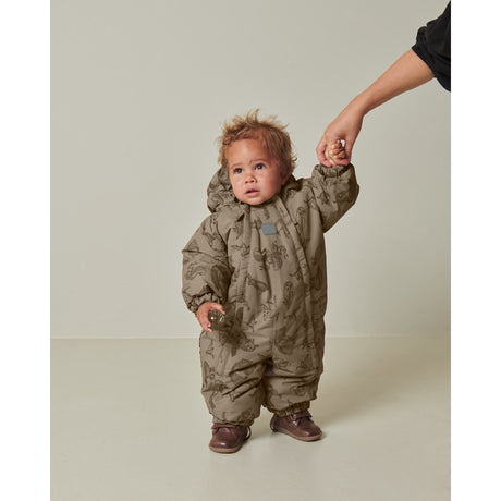 MarMar Technical Outerwear Print Bear Oriel Suit