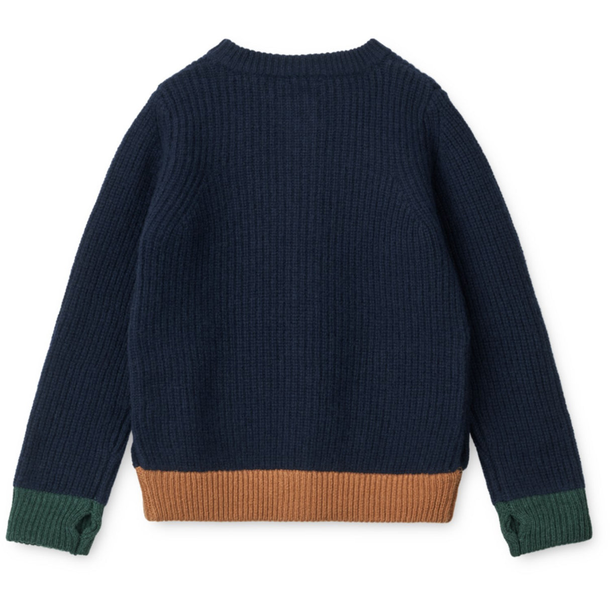 LieWood Classic Navy Tiago Knit Cardigan