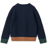 LieWood Classic Navy Tiago Knit Cardigan