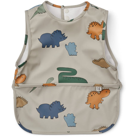 LieWood Dinosaurs / Mist Bria Bib