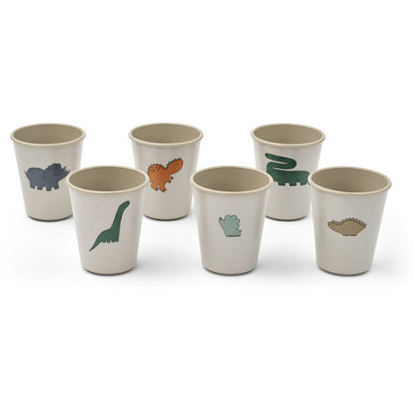 LieWood Dinosaurs / Mist Lana Cup 6-Pack