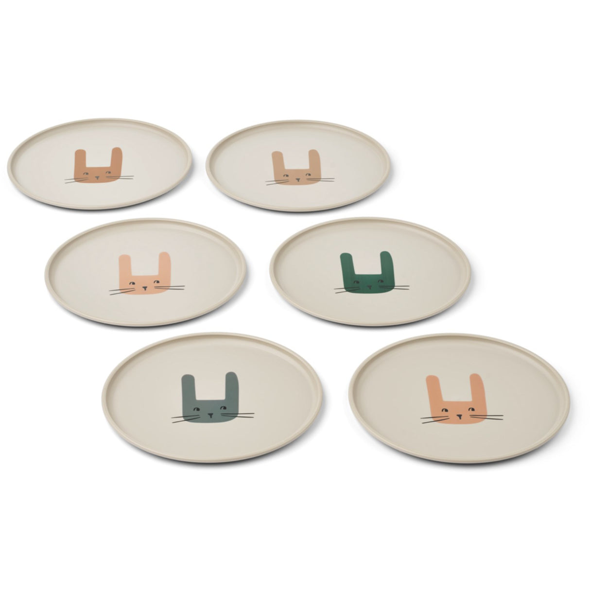 LieWood Bunny / Sandy Remco Plate 6-Pack