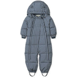 LieWood Check Classic Navy / Dark Sandy Sylvie Baby Snowsuit