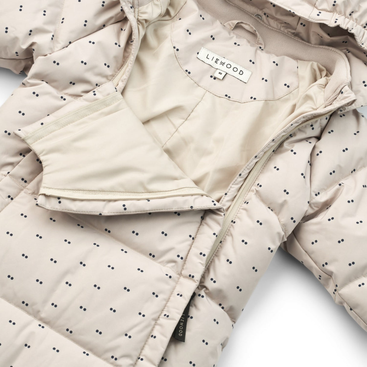 LieWood Double Dot / Silver Lining Sylvie Baby Snowsuit