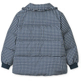 LieWood Check Classic Navy / Dark Sandy Anemone Down Puffer Jacket