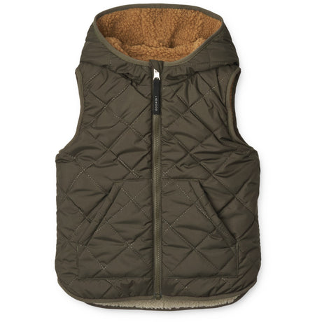 LieWood Army Brown Mix Diana Reversible Vest