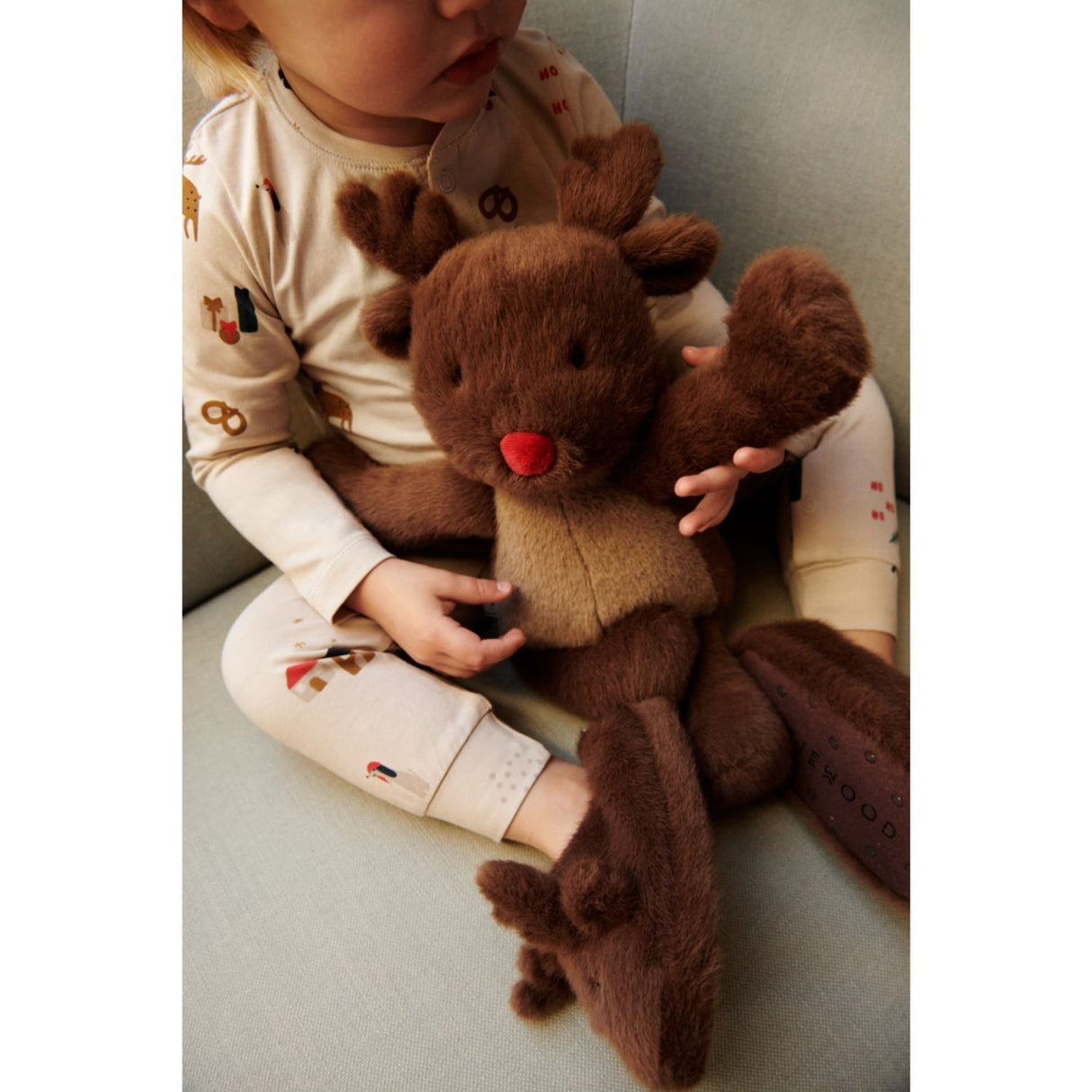 LieWood Pecan Berto Reindeer Teddy