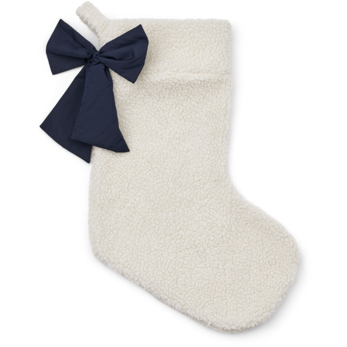 LieWood Classic Navy / Sandy Eve Pile Christmas Stocking