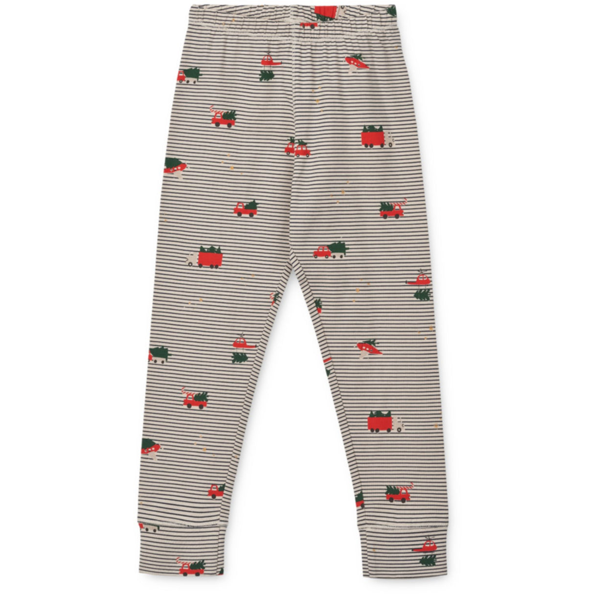 LieWood Holiday Vehicle / Stripe Navy Wilhelm Printed Pyjamas Set