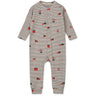 LieWood Holiday Vehicles / Stripe Navy Birk Printed Pyjamas Jumpsuit