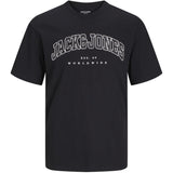 Jack & Jones Junior Black  Caleb Varsity T-Shirt O-Neck Noos