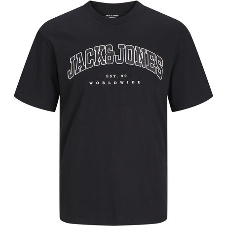 Jack & Jones Junior Black  Caleb Varsity T-Shirt O-Neck Noos