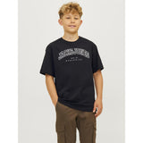 Jack & Jones Junior Black  Caleb Varsity T-Shirt O-Neck Noos 3