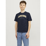 Jack & Jones Junior Navy Blazer  Caleb Varsity T-Shirt O-Neck Noos 3