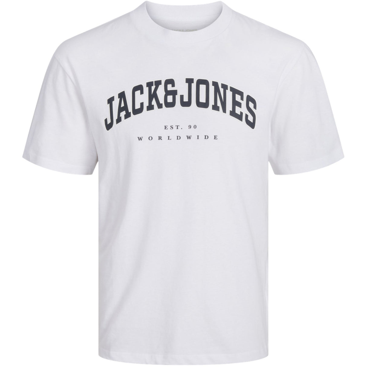 Jack & Jones Junior White  Caleb Varsity T-Shirt O-Neck Noos