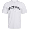 Jack & Jones Junior White  Caleb Varsity T-Shirt O-Neck Noos