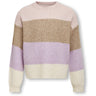 kids ONLY Sepia Rose Sandy Stripe Knit Blouse Noos