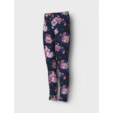 Name It Dark Sapphire Big Flowers Vivian AOP Legging 2