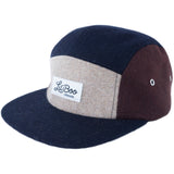 Lil' Boo  Block Wool 5 panel - Brown/Navy