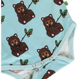 Småfolk Stratosphere Long Sleeve Bodysuit with Bear Cub 6