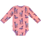 Småfolk Bridal Rose Long Sleeve Bodysuit With Deer 5